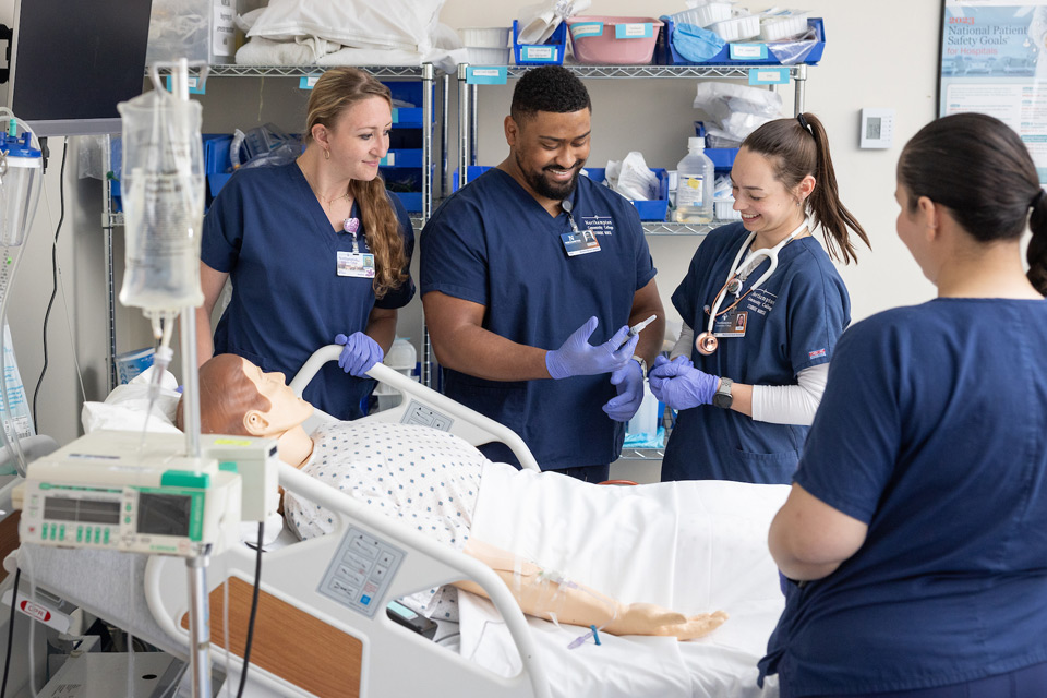 photo of NCC healthcare students