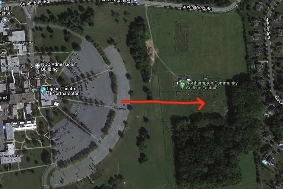 East 40 campus map