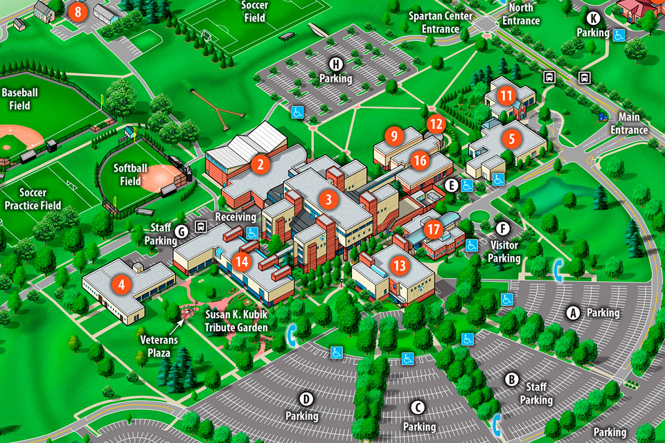 Bethlehem campus map