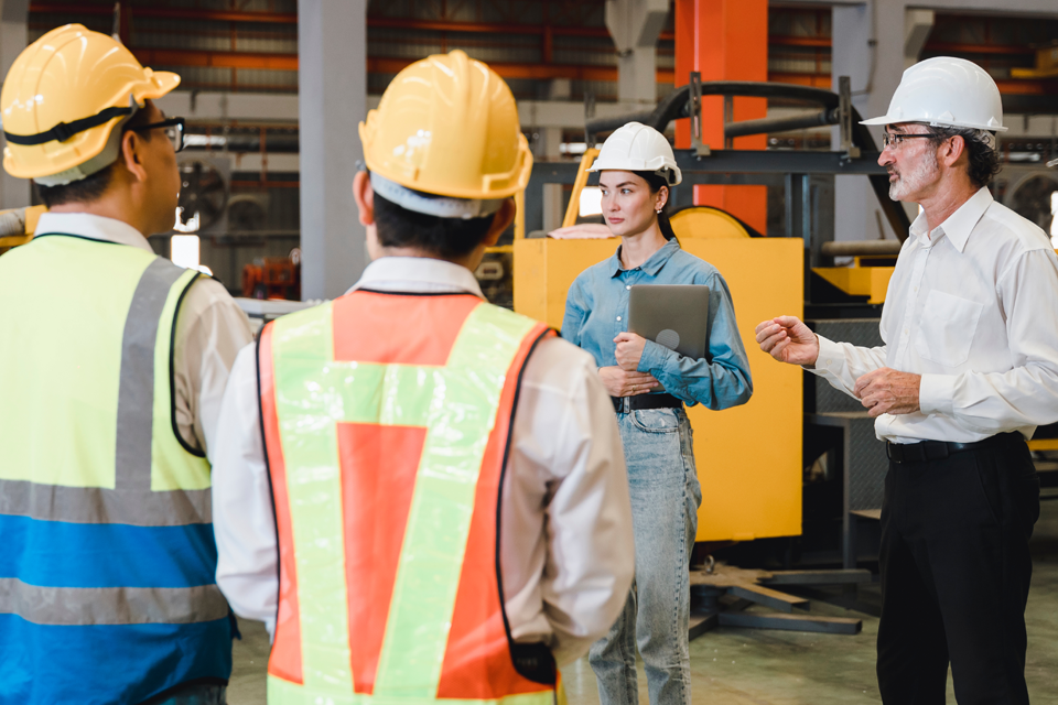 participants in safety training course